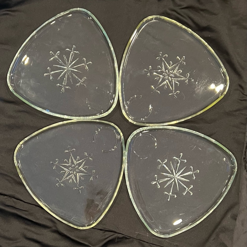MCM Indiana Glass Snowflake Atomic Shape